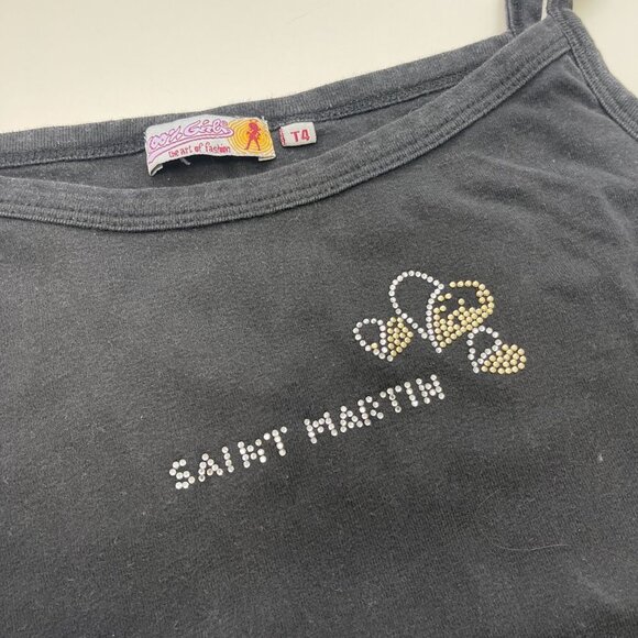 Saint Martin Embellished Tank Top Size Large - Picture 2 of 3